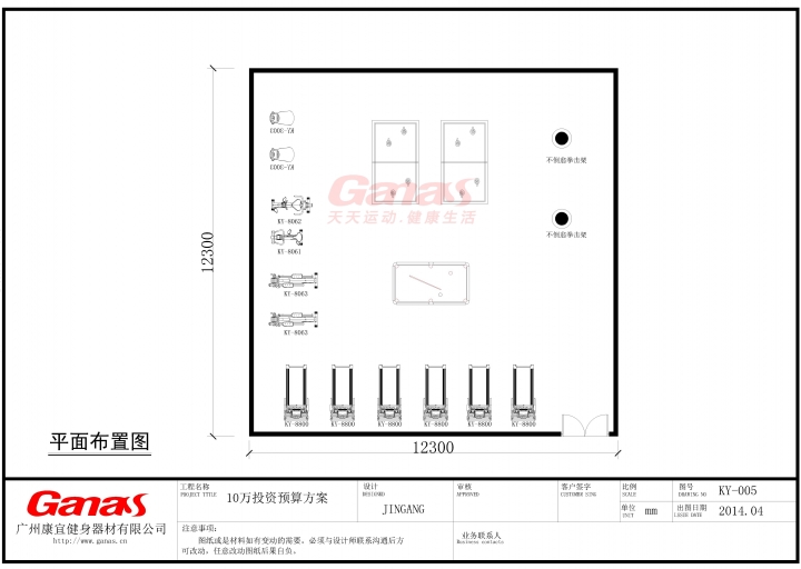 健身房预算方案